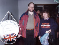 Dave and Pam at Embarkation