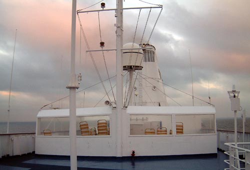 Looking Aft on Sun Deck - Black Prince