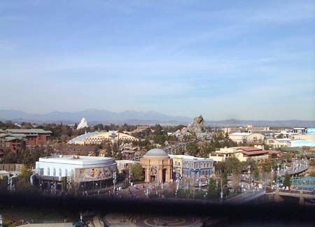 Disney's California Adventure - From the Sun Wheel over the Park