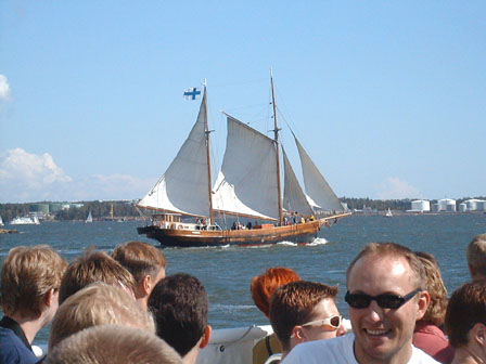 Sailing boat in the harbour