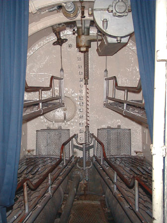 Vesikko interior, bunks above the torpedoes