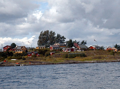 holiday homes on an island