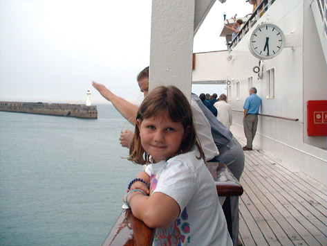  Beverley on the Lido Deck, 5 laps = 1 mile