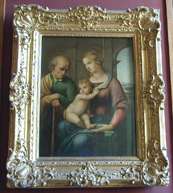 Raffaello (Santi) The Holy Family (Madonna with the Beardless St Joseph)