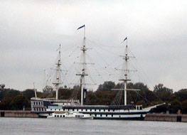 Sailing boat restaurant