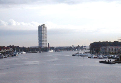 Travem&uuml;nde from the Black Watch - Maritim Hotel