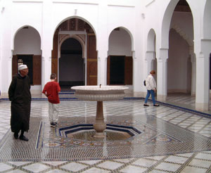 Courtyard in the bahia Palace