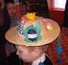 Howard wearing his bonnet