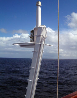 At sea returning home