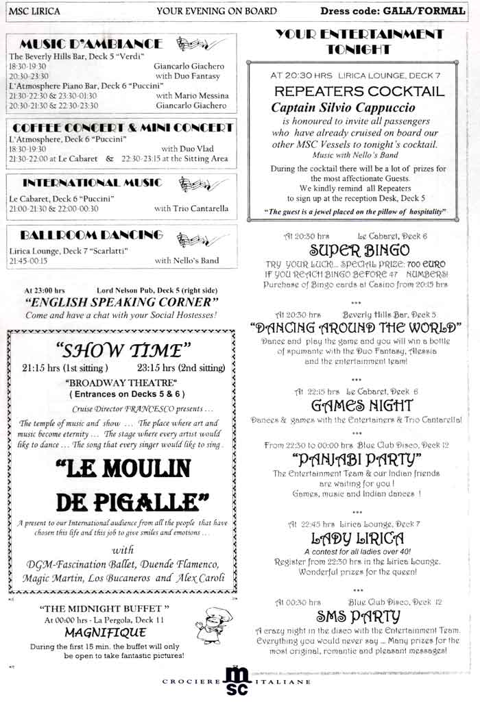 Daily Programme Barcelona Part 3