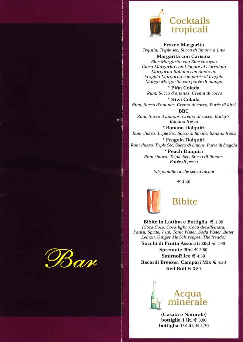 MSC Lirica Bar Tariffs Oct 03 Part 1