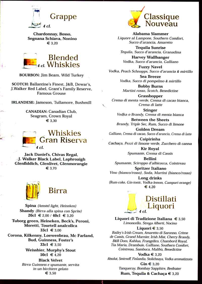 MSC Lirica Bar Tariffs Oct 03 Part 3