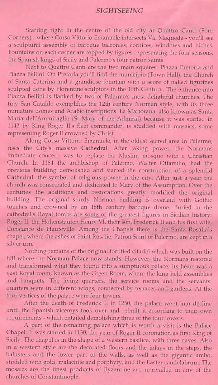 Port Information Palermo Part 2