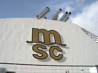 MSC Lirica's Funnel