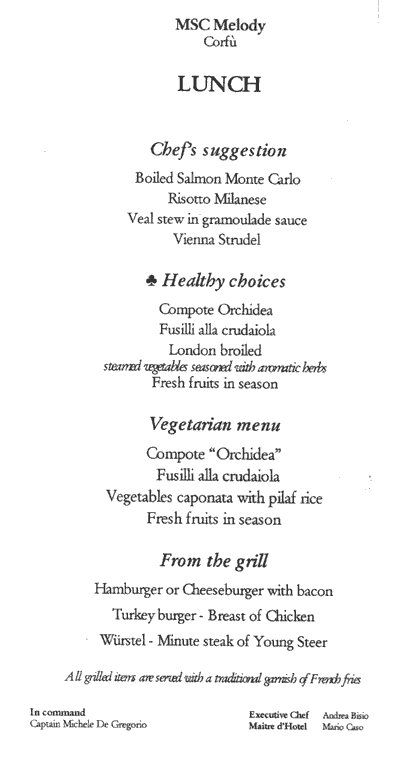 m/v Melody Menus
Corfu 29 Jul 2003