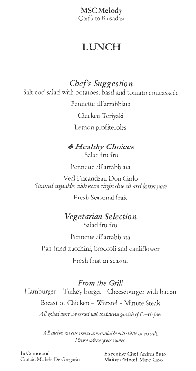 m/v Melody Menus
Kusadasi 30 Jul 2003
