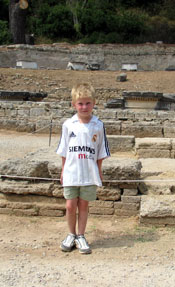 The Olympic Torch is Lit Here - Howard