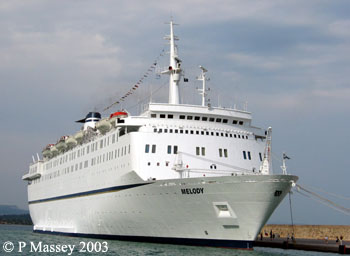 mv melody in Katakolon 1 Aug 2003