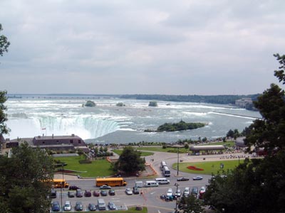 View of the Horseshoe Falls from the top