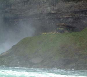 The Observation deck, Journey behind the falls