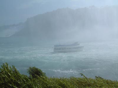 Journey Behind the Falls - Maid of the Mist from the observation deck