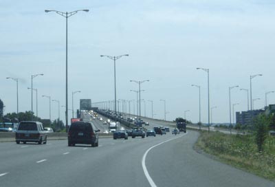 The Queen Elizabeth Way, towards Niagara Falls