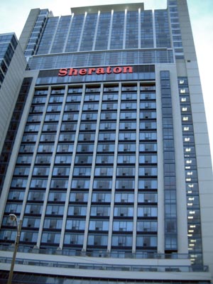Sheraton Fallsview, we were on 16th floor