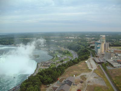 Views of the City of Niagara Falls - S. Fallsview to the Horseshoe Falls