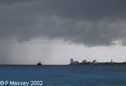 No Sun in Cozumel on Arrival