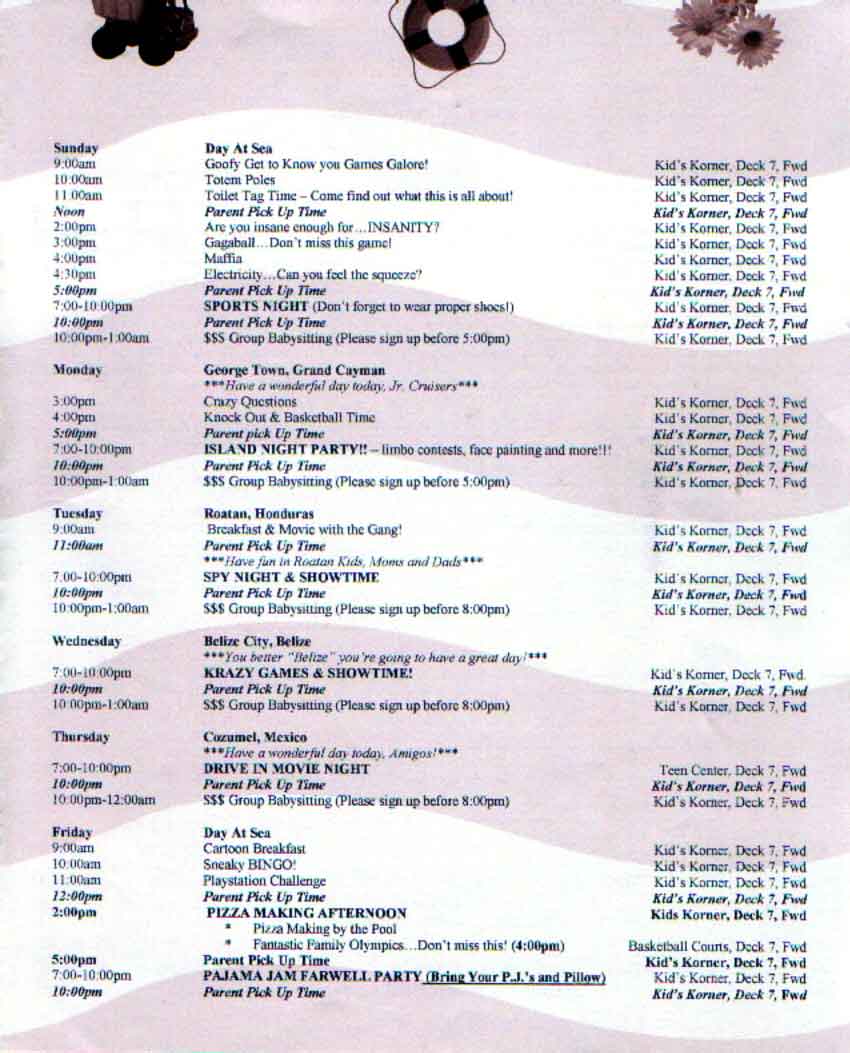Kid's Crew Programme 10-12yrs