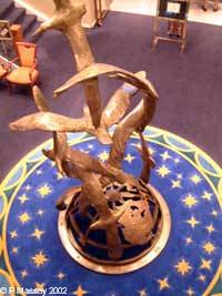 Sculpture outside Seven Seas