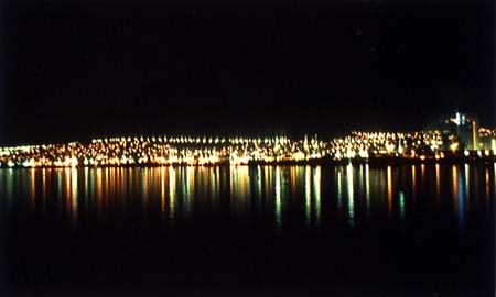Night Lights, viewed from the ship