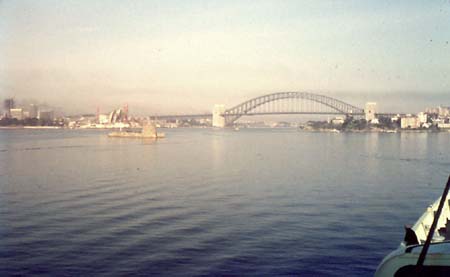 Approaching Sydney up the Jackson River