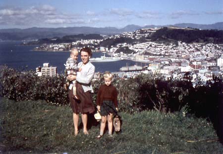 Ken, Mum & Myself at the top of the Cable Railway [SS Southern Cross]