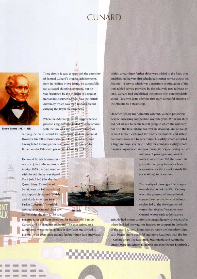 RMS Queen Mary 2 - Gala Dinner Menu 17 April 2004 Page 06
