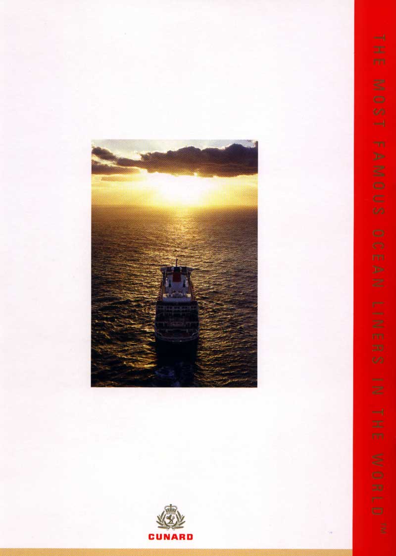 RMS Queen Mary 2 - Gala Dinner Menu 17 April 2004 Page 08