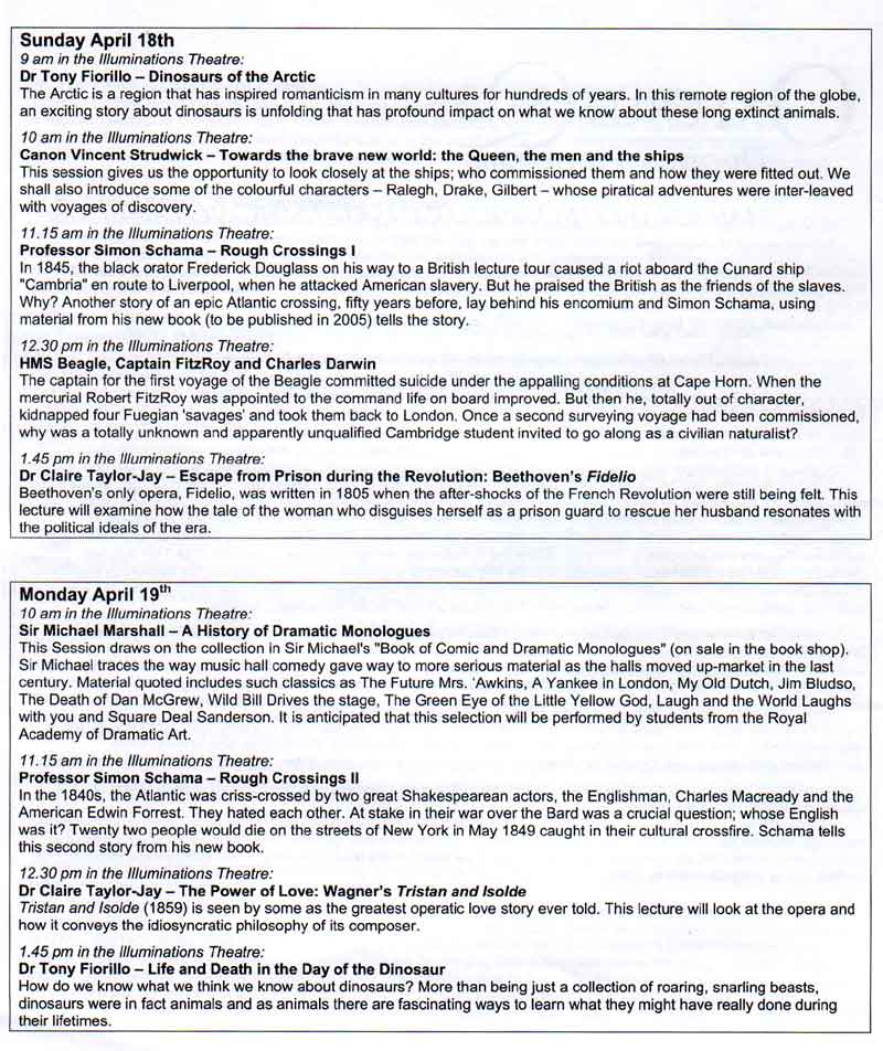 Oxford Discovery Programme handout page 2