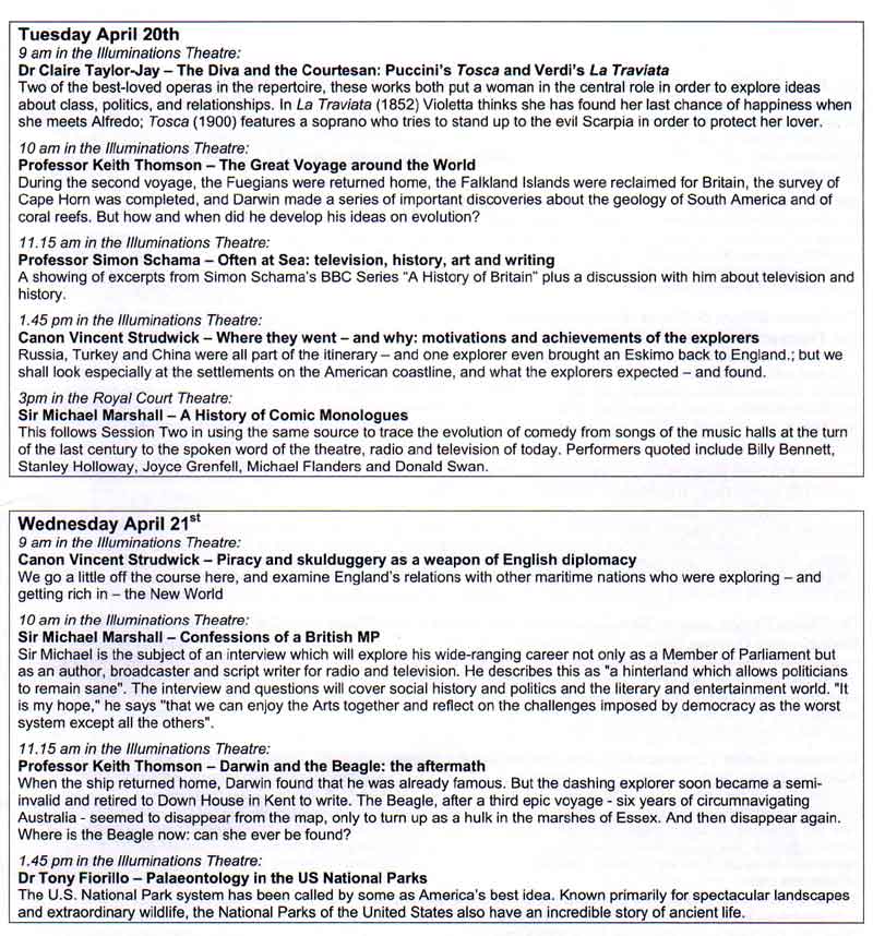 Oxford Discovery Programme handout page 3